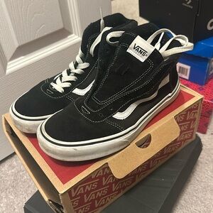 High top black vans Size 5.5